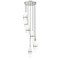 Z-Lite Cayden Chandelier, 7-Light, 18 In.W x 16.75 In.H, Brushed Nickel/Clear + Etched Opal 1946P-7R-BN - alternate 5